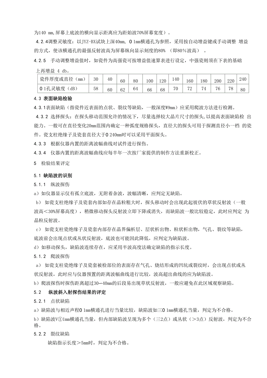 瓷支柱绝缘子及瓷套超声波检验技术导则_第4页