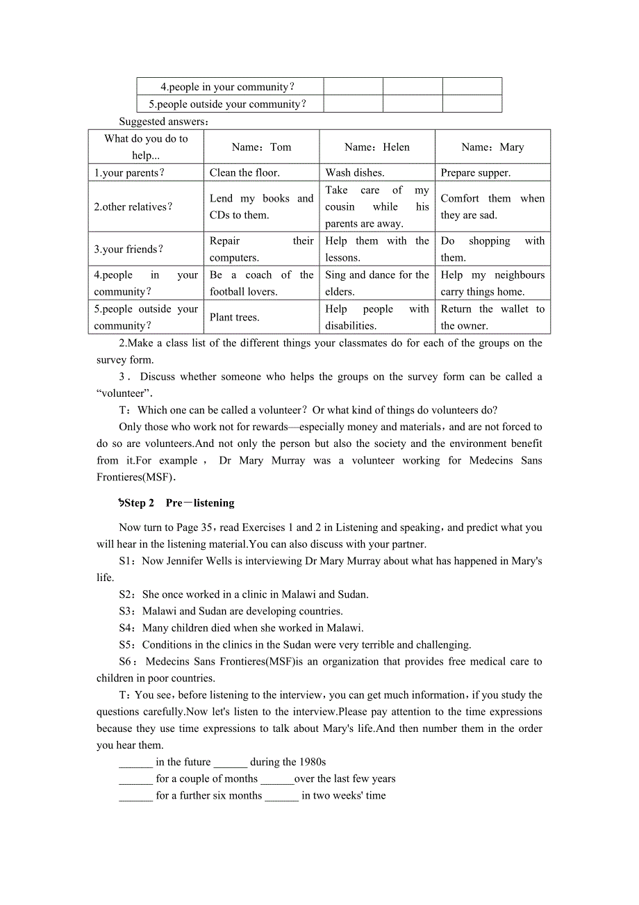高中英语优秀教案：Unit4SharingPeriod1（新人教版选修7）_第4页