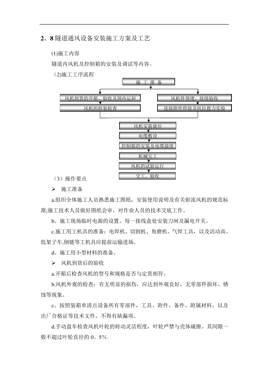 隧道风机安装施工工艺_第1页