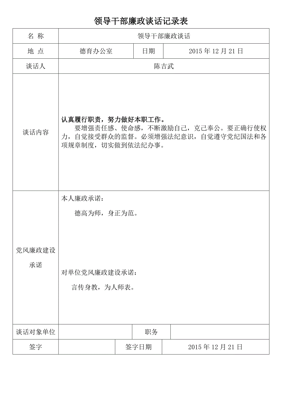 领导干部廉政谈话表.doc_第4页