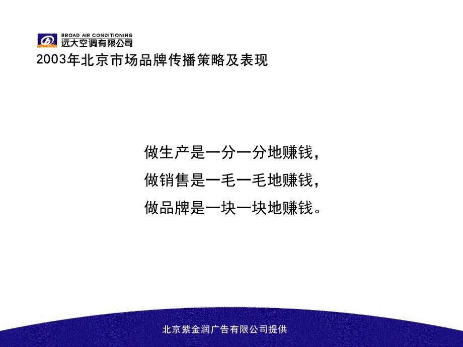 北京紫金润广告2003年远大空调北京地区品牌传播提案_第2页