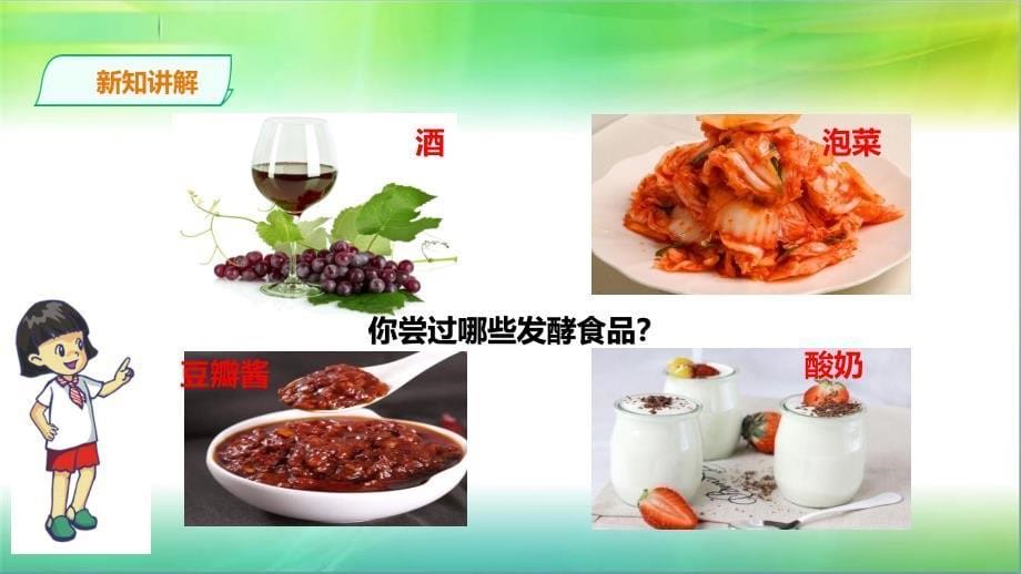 粤教粤科版小学科学五年级下册科学《网上学习：身边的发酵食品》课件_第5页