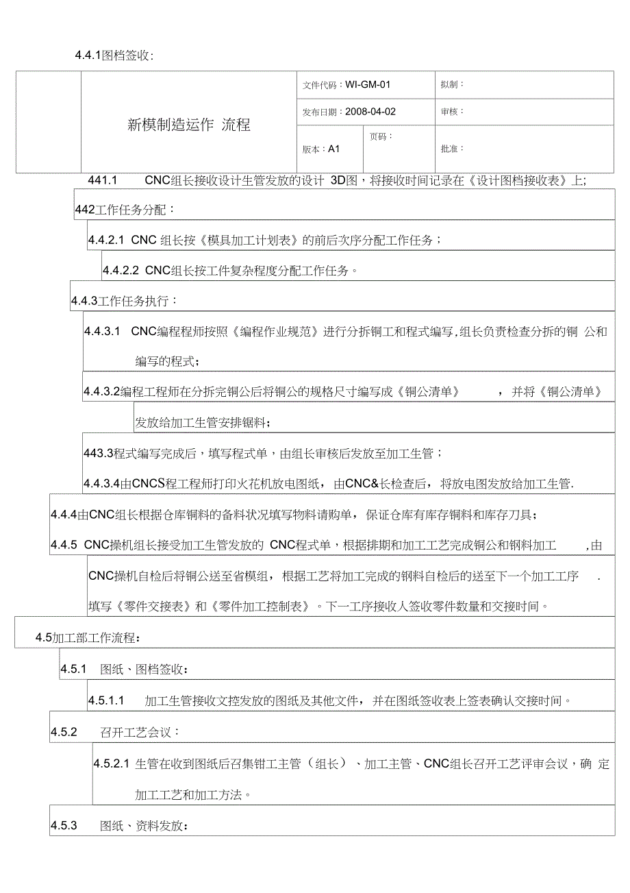 模具部新模制造运作流程_第4页