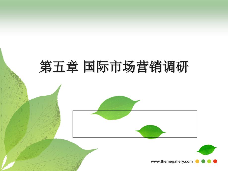 《国际市场调研》PPT课件_第1页
