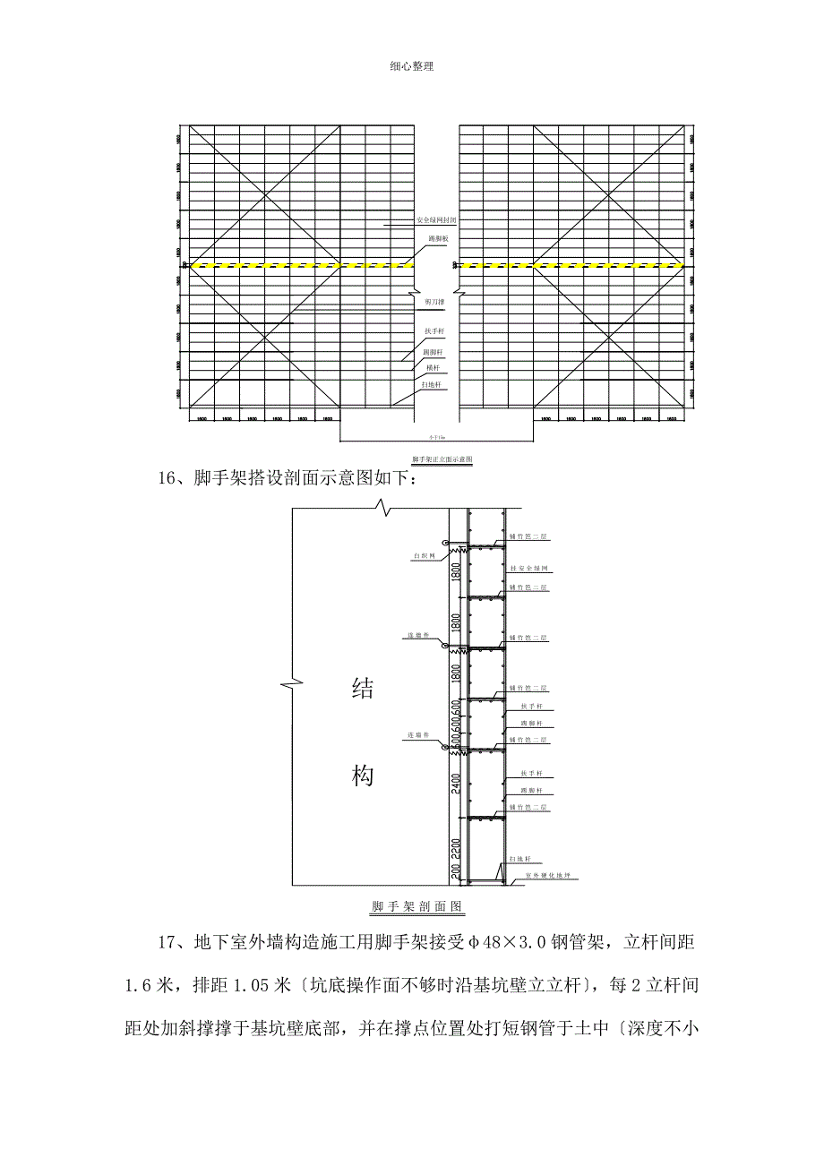 落地式双排脚手架搭拆方案_第4页