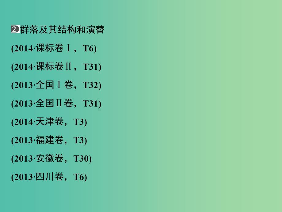 高考生物二轮专题复习 体系通关1 高频考点9 种群与群落课件.ppt_第4页