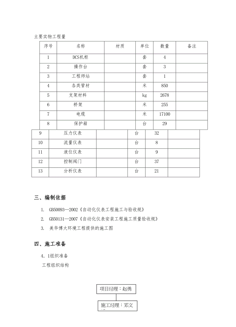 仪表工程施工设计方案(DOC 25页)_第3页