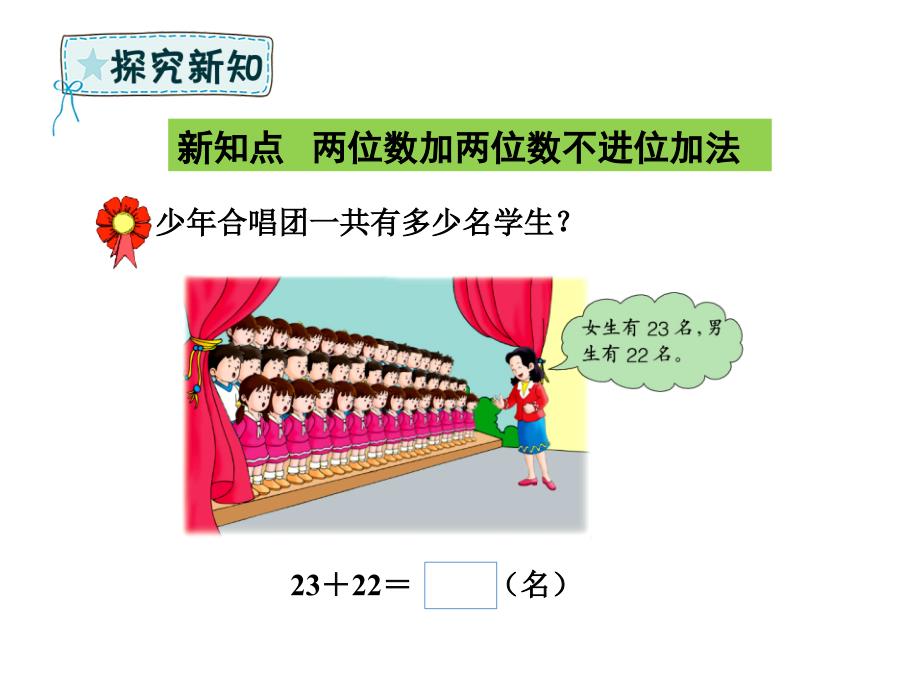 一年级下册数学课件7.1.1两位数加两位数加法不进位冀教版共12张PPT_第4页