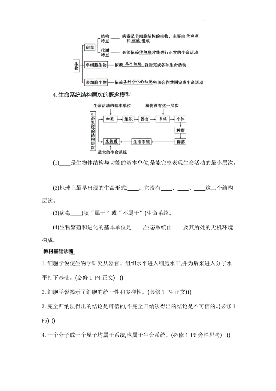 高三生物一轮复习细胞是生命活动的基本单位学案.docx_第2页