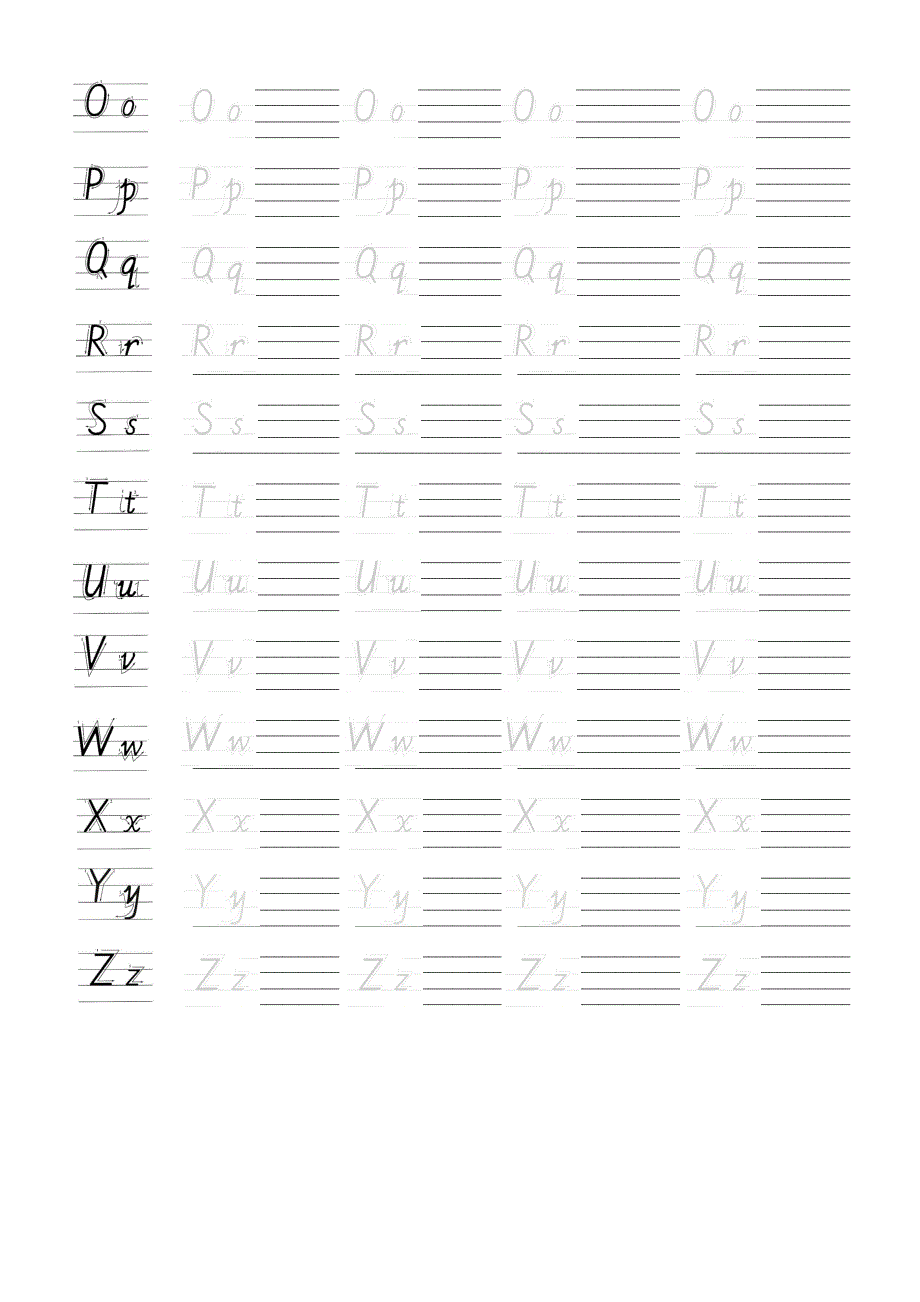 英文字母书写字帖带描红.doc_第3页