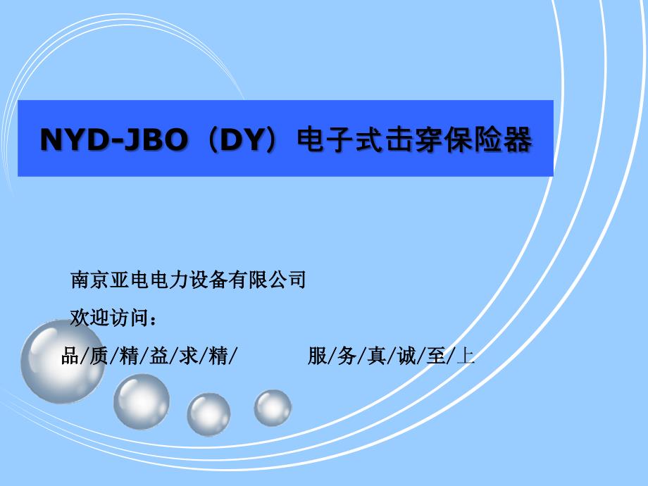 NYDJBODY电子式击穿保险器_第1页