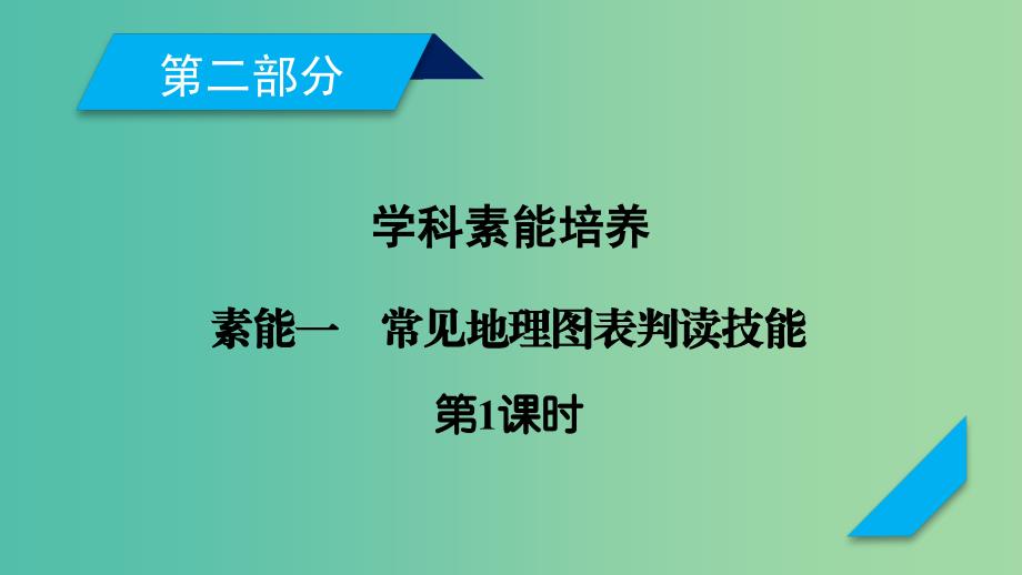 高考地理二轮复习素能1常见地理图表判读技能第1课时课件.ppt_第1页