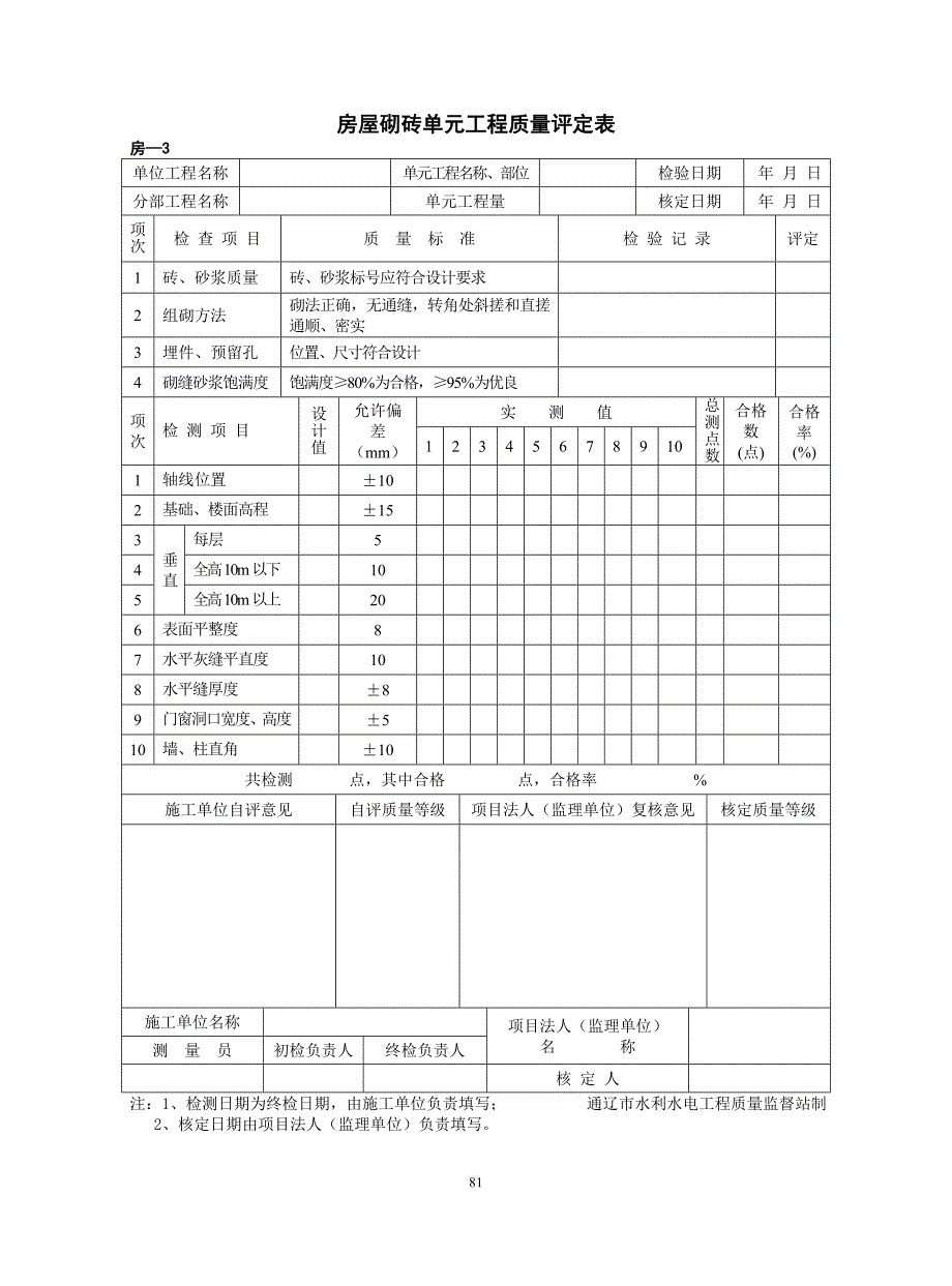 房屋地面单元工程质量评定表.doc_第3页