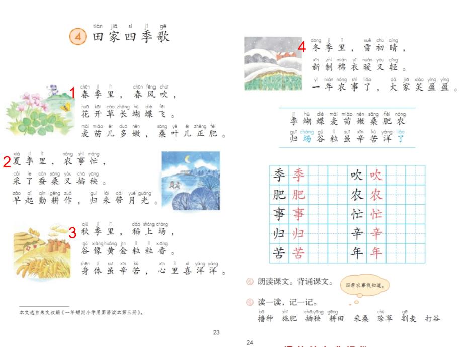 二年级上册田家四季歌.ppt_第3页