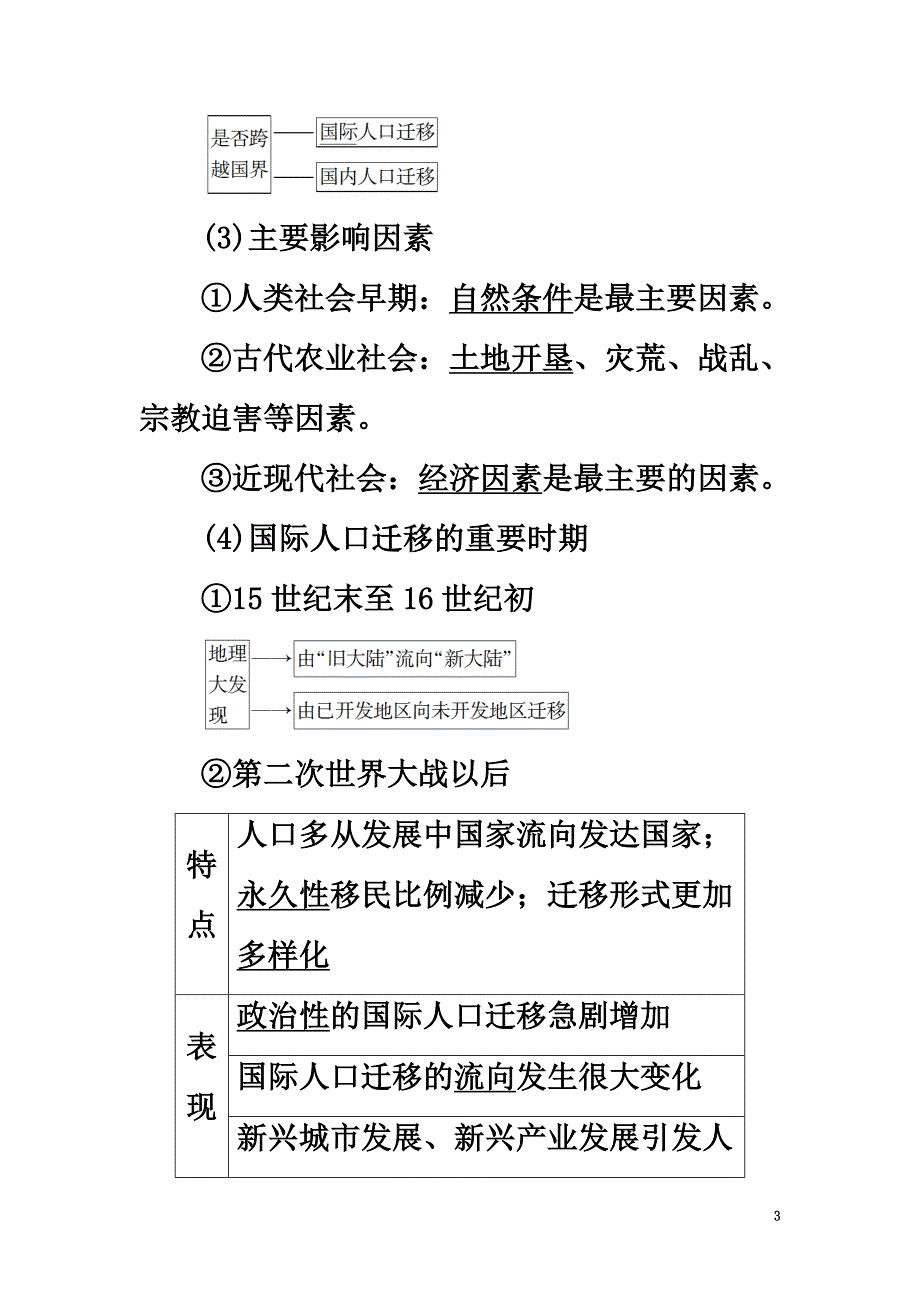 （教师用书）2021学年高中地理第1单元人口与地理环境第2节人口迁移学案鲁教版必修2_第3页