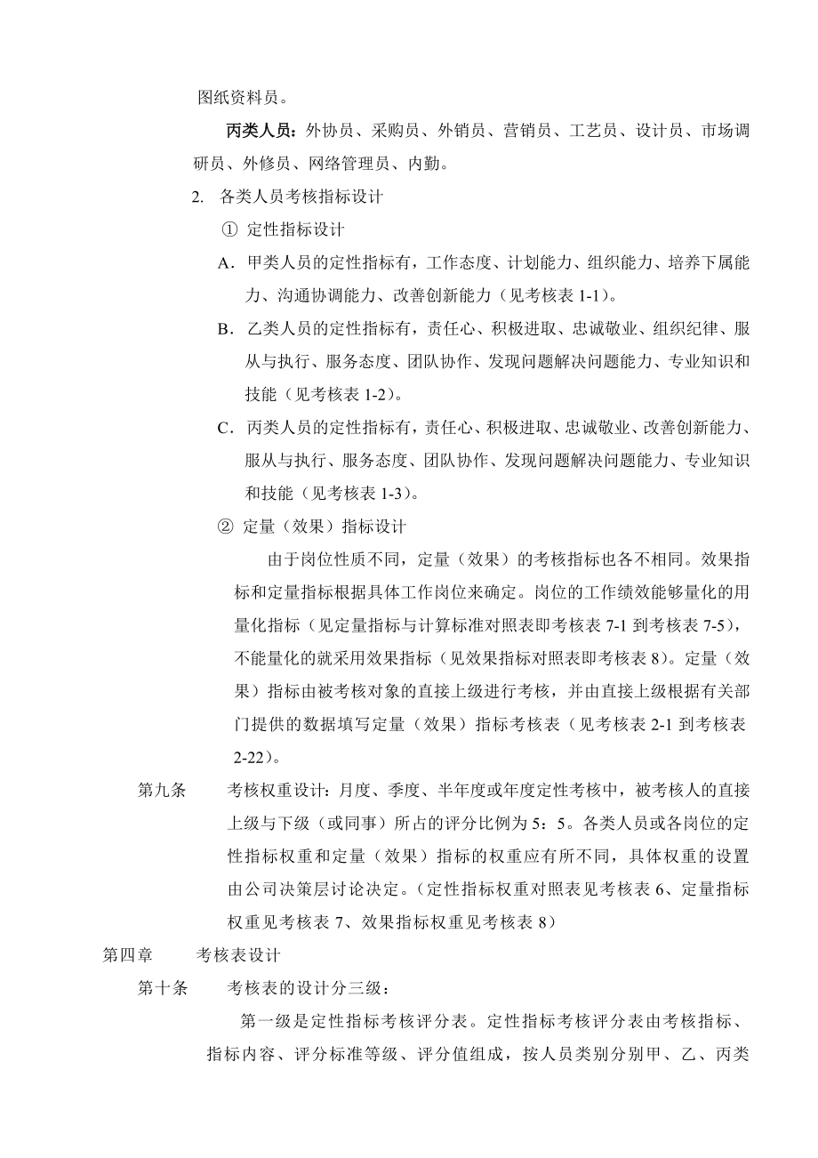 公司绩效考核全套流程表格_工作计划_计划解决方案_实用文档_第5页