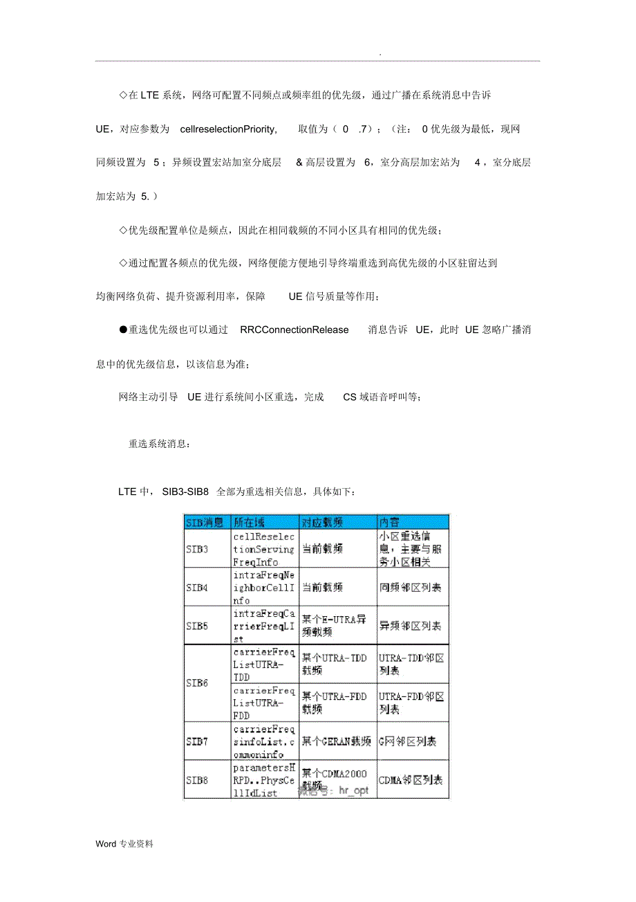 LTE无线参数及KPI指标优化_第3页