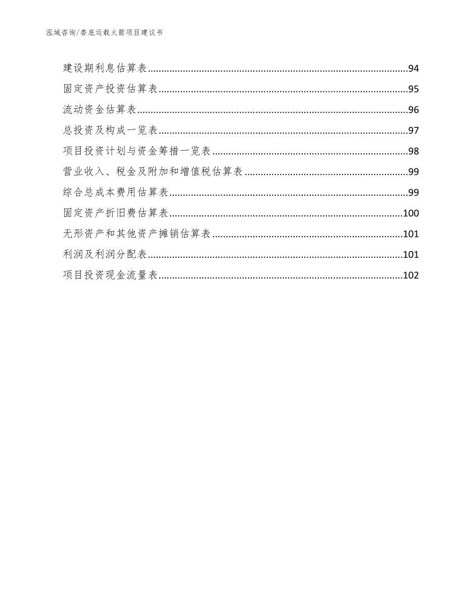 娄底运载火箭项目建议书范文_第5页