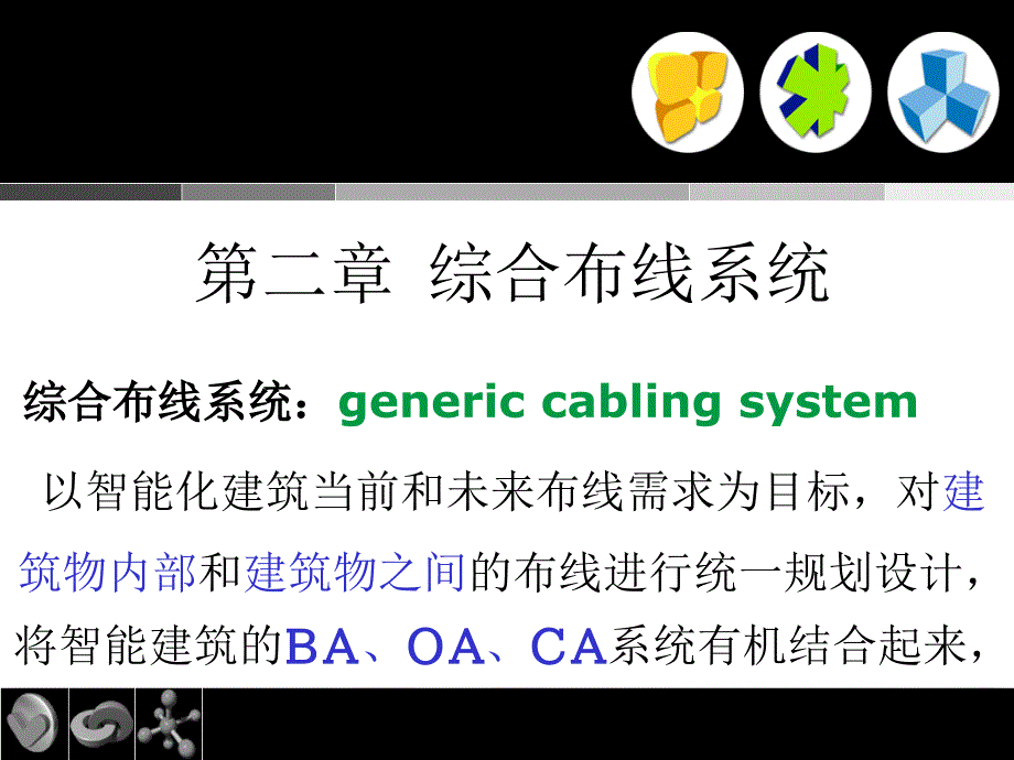 第2章综合布线系统孙杰方案_第1页