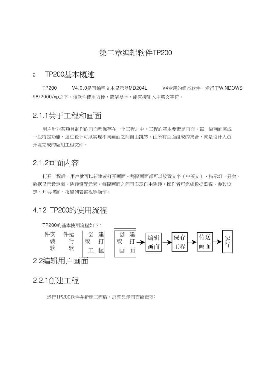 麦孚MD204L可编程文本显示器使用说明书_第5页