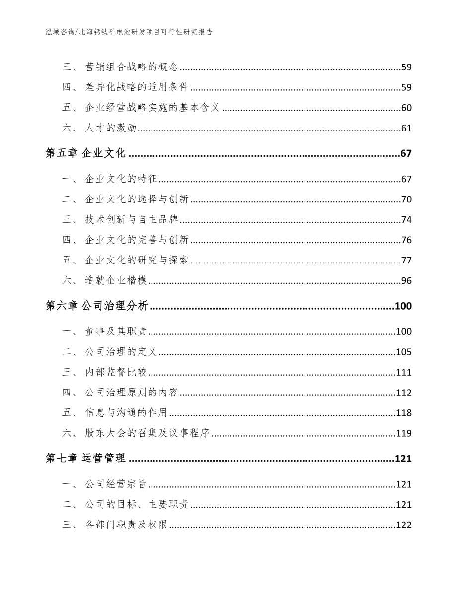 北海钙钛矿电池研发项目可行性研究报告参考范文_第5页