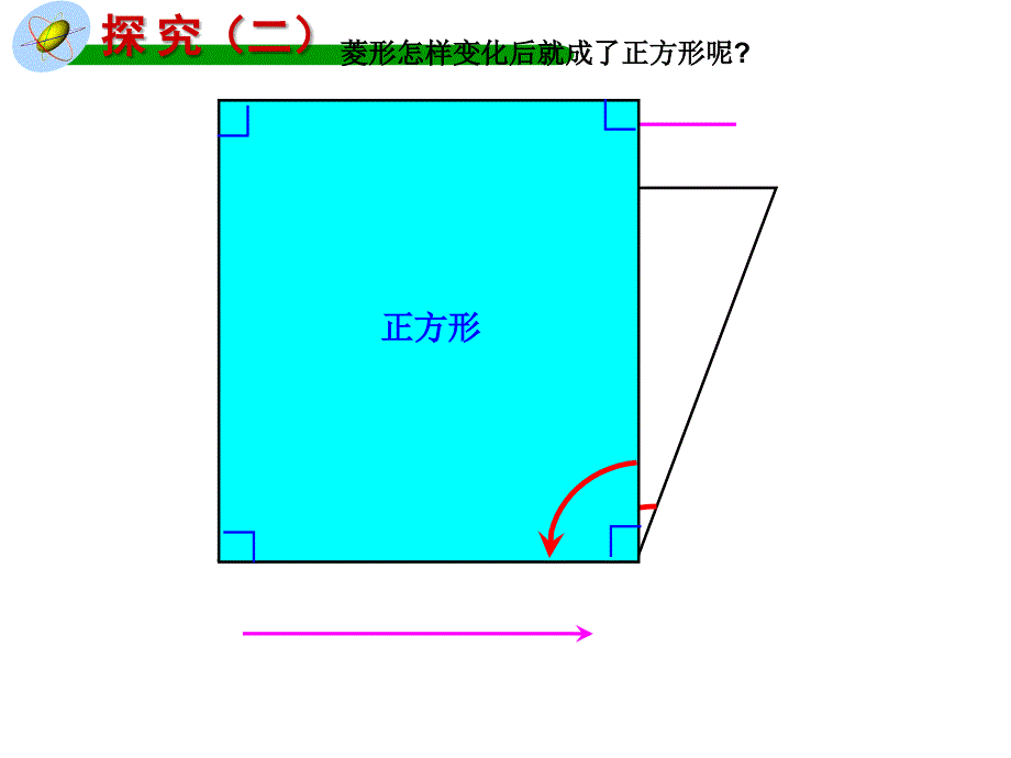 数学19.2特殊的平行四边形19.2.3正方形课件人教新课标八年级下_第4页