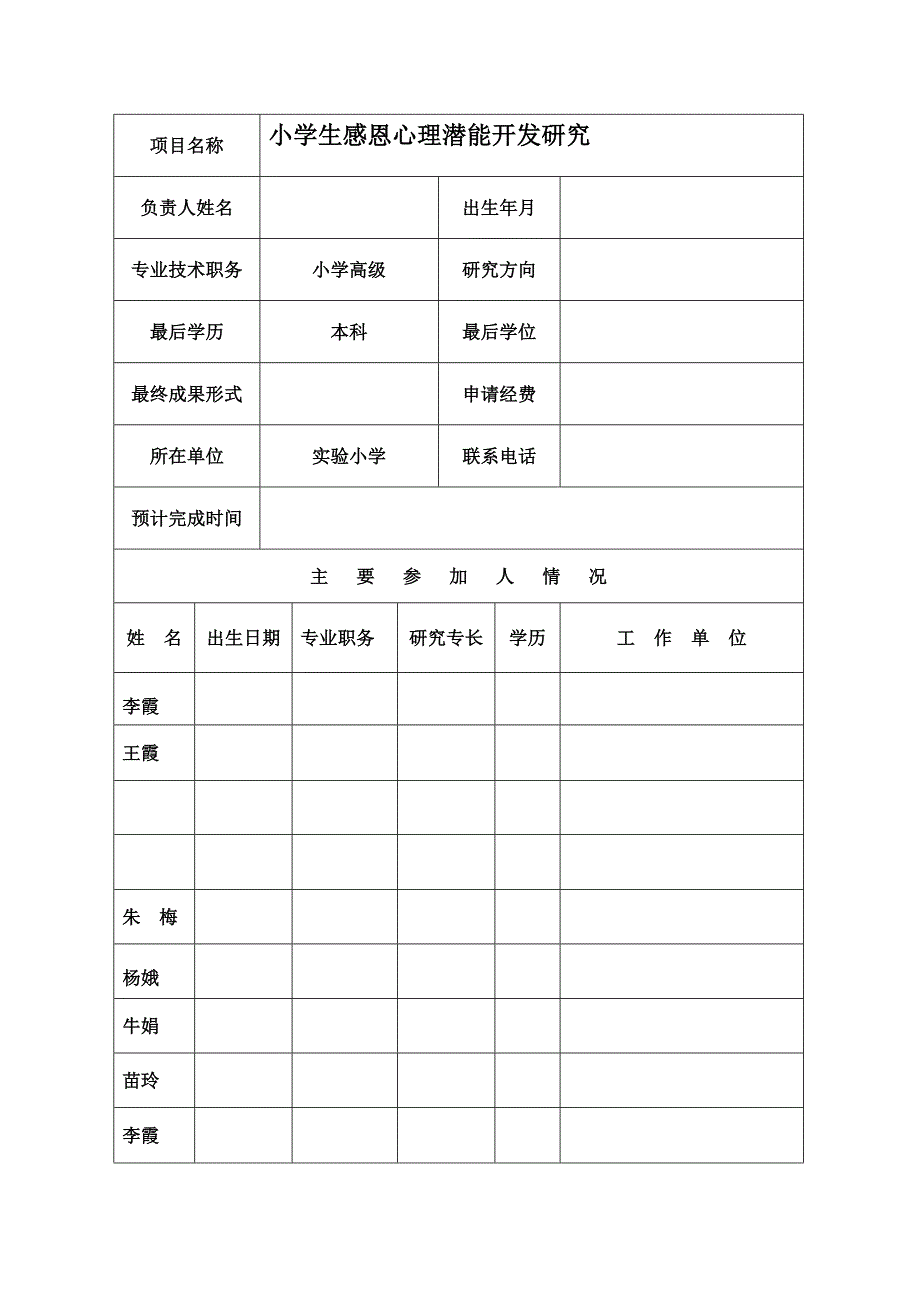 课题申请表(心理)_第2页