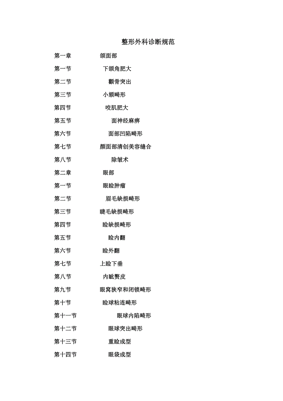 整形外科诊疗规范_第1页