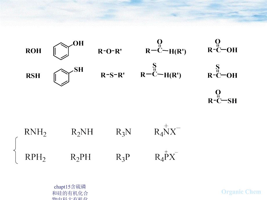 chapt15含硫磷和硅的有机化合物中科大有机化学课件_第3页