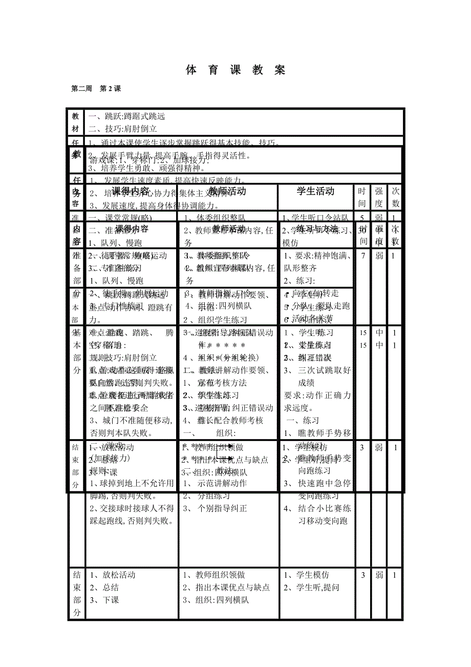 小学水平三体育教案.doc_第3页