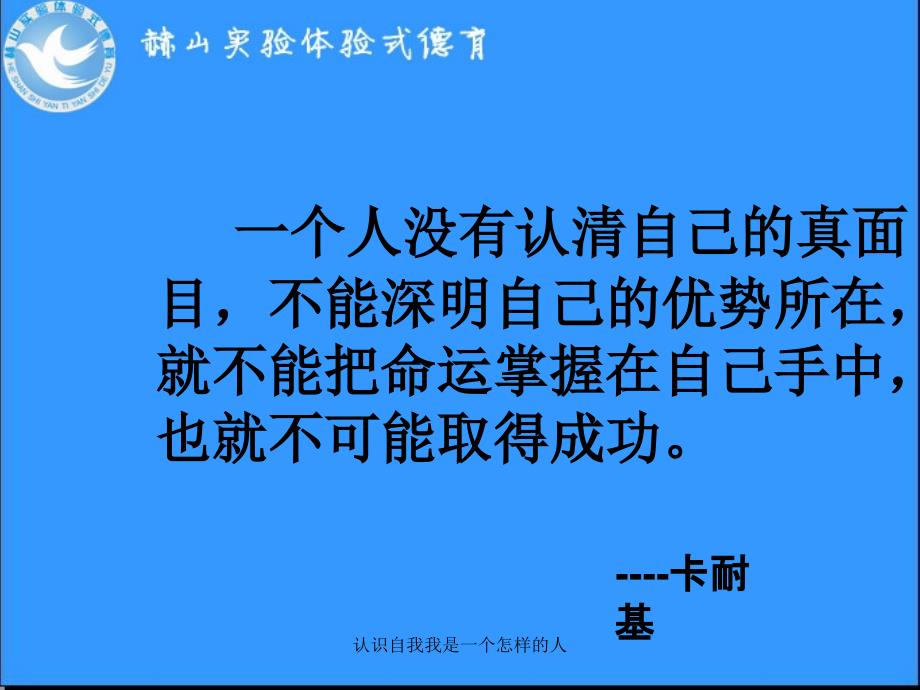 认识自我我是一个怎样的人课件_第3页