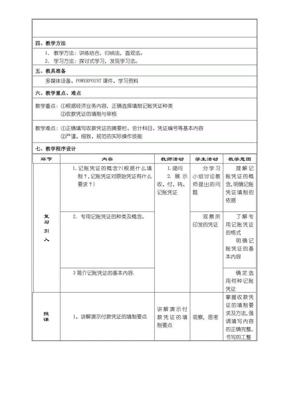 基础会计教学设计_第2页