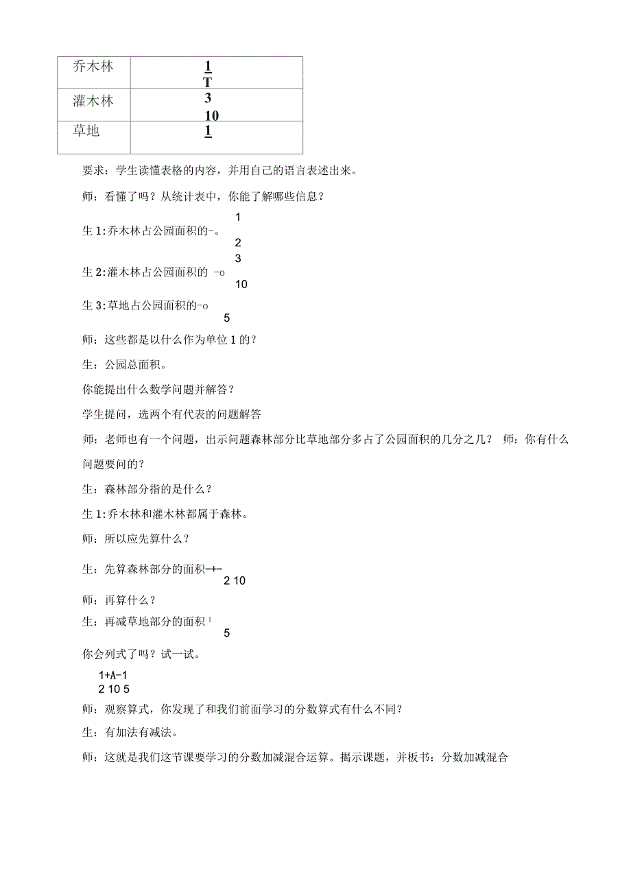 人教版五年级数学下册《分数的加法和减法分数加减混合运算》导学案_第2页