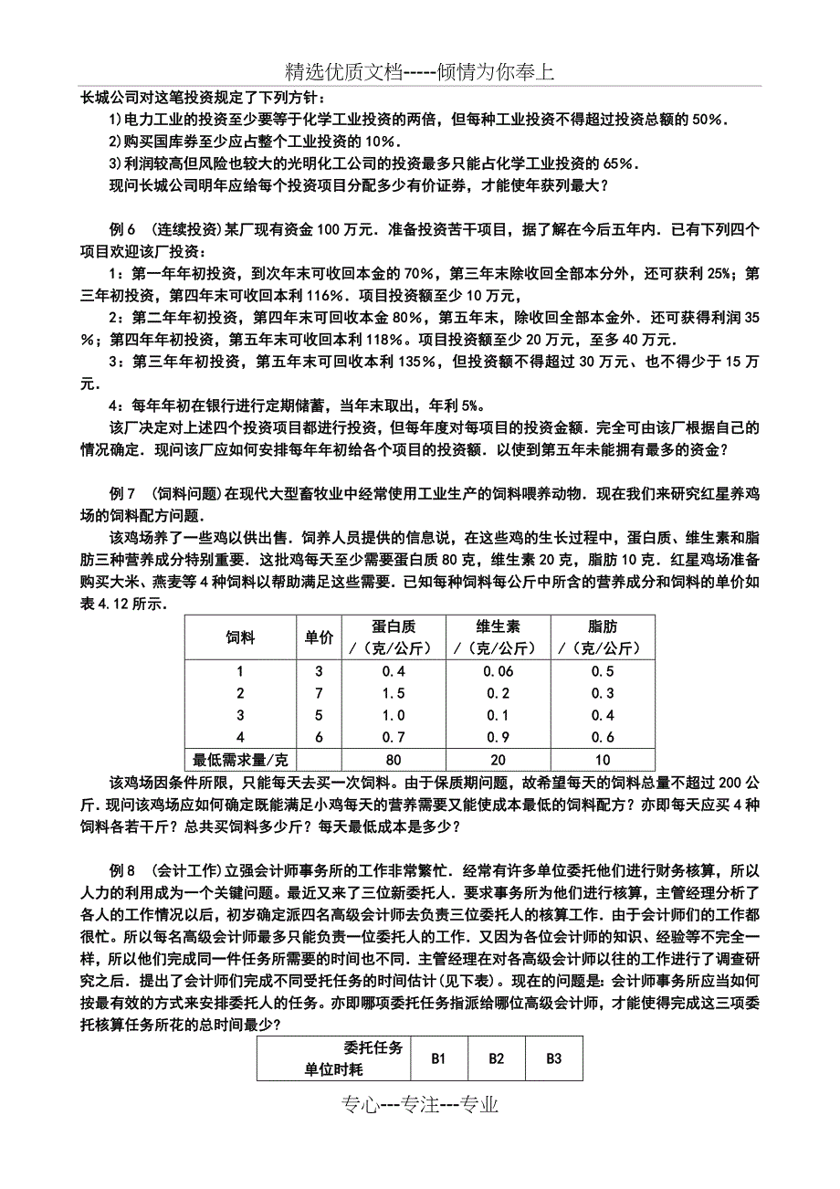 数学建模线性规划上机题_第3页