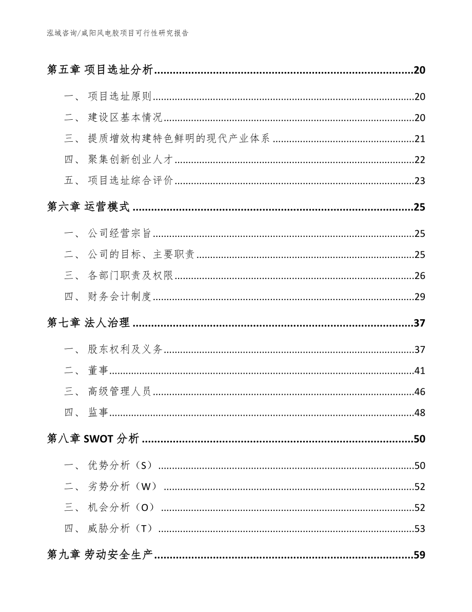 咸阳风电胶项目可行性研究报告模板范文_第4页