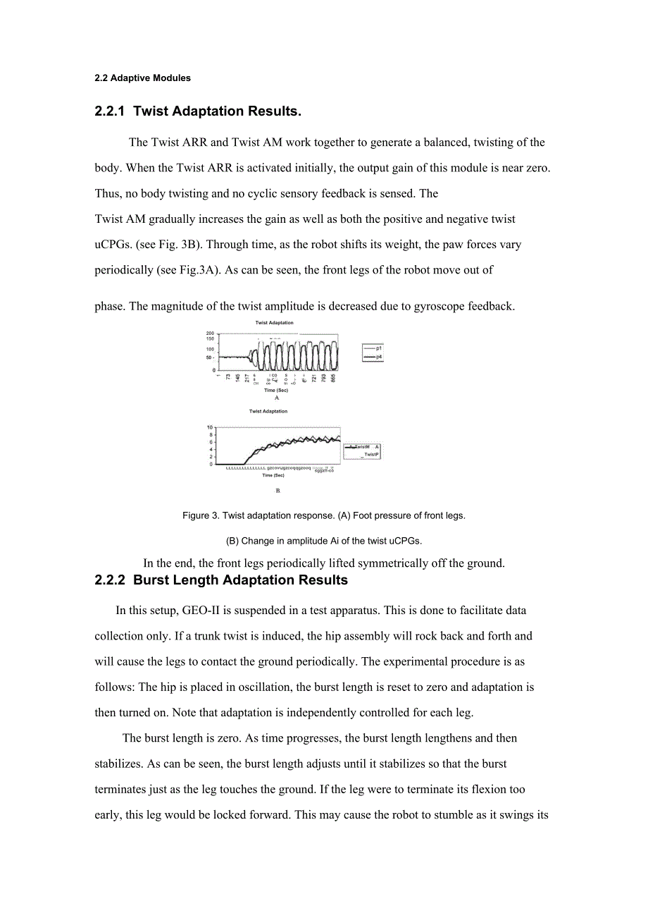 外文翻译---四足机器人的步态适应_第4页