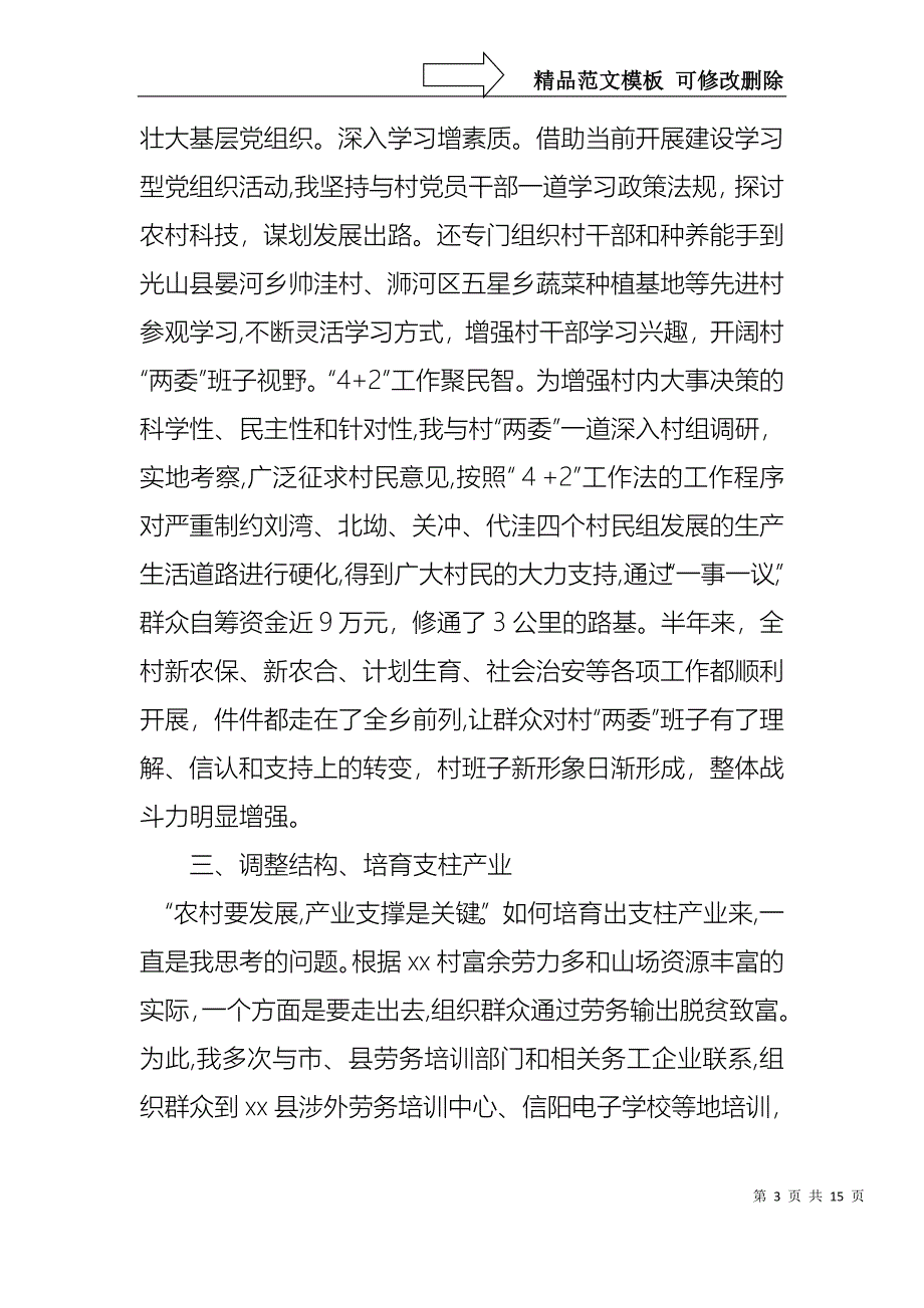 驻村书记述职报告4篇_第3页