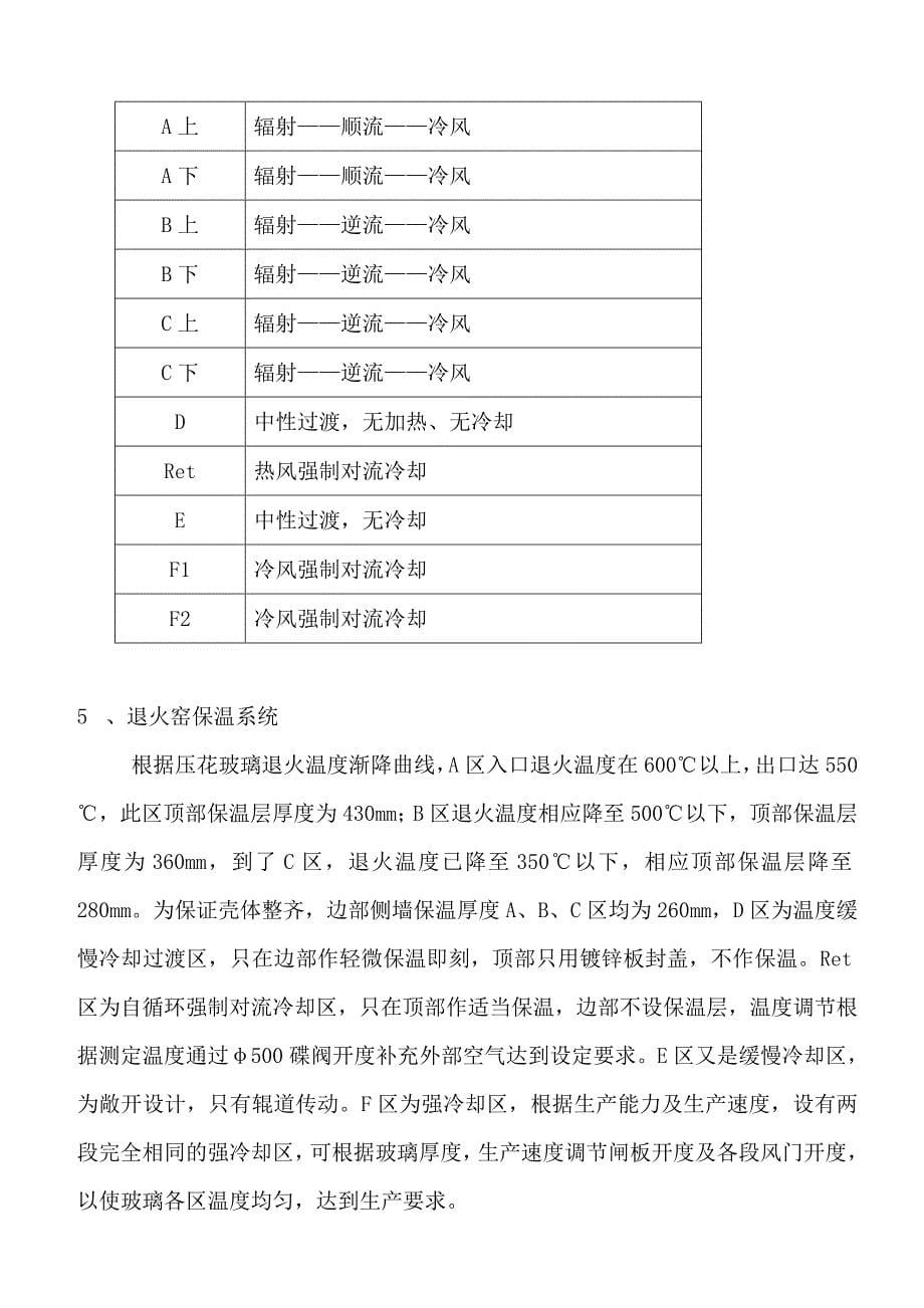 超白玻璃压延线设计概要_第5页