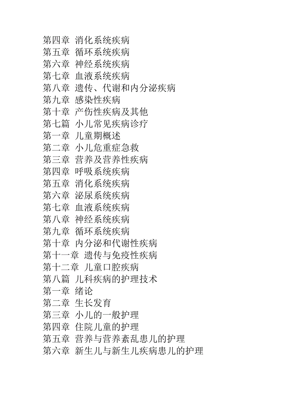 儿童典型性疾病诊断标准与护理规范实用手册.套_第4页