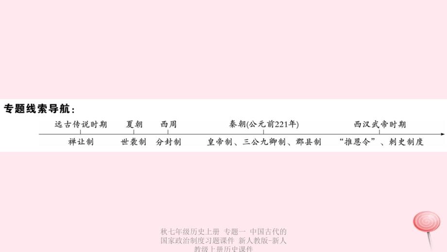 最新七年级历史上册专题一中国古代的国家政治制度习题课件新人教版新人教级上册历史课件_第2页