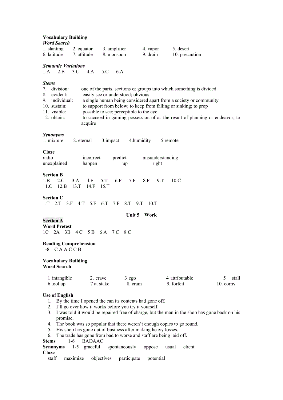 英语泛读教程第二册答案.doc_第3页