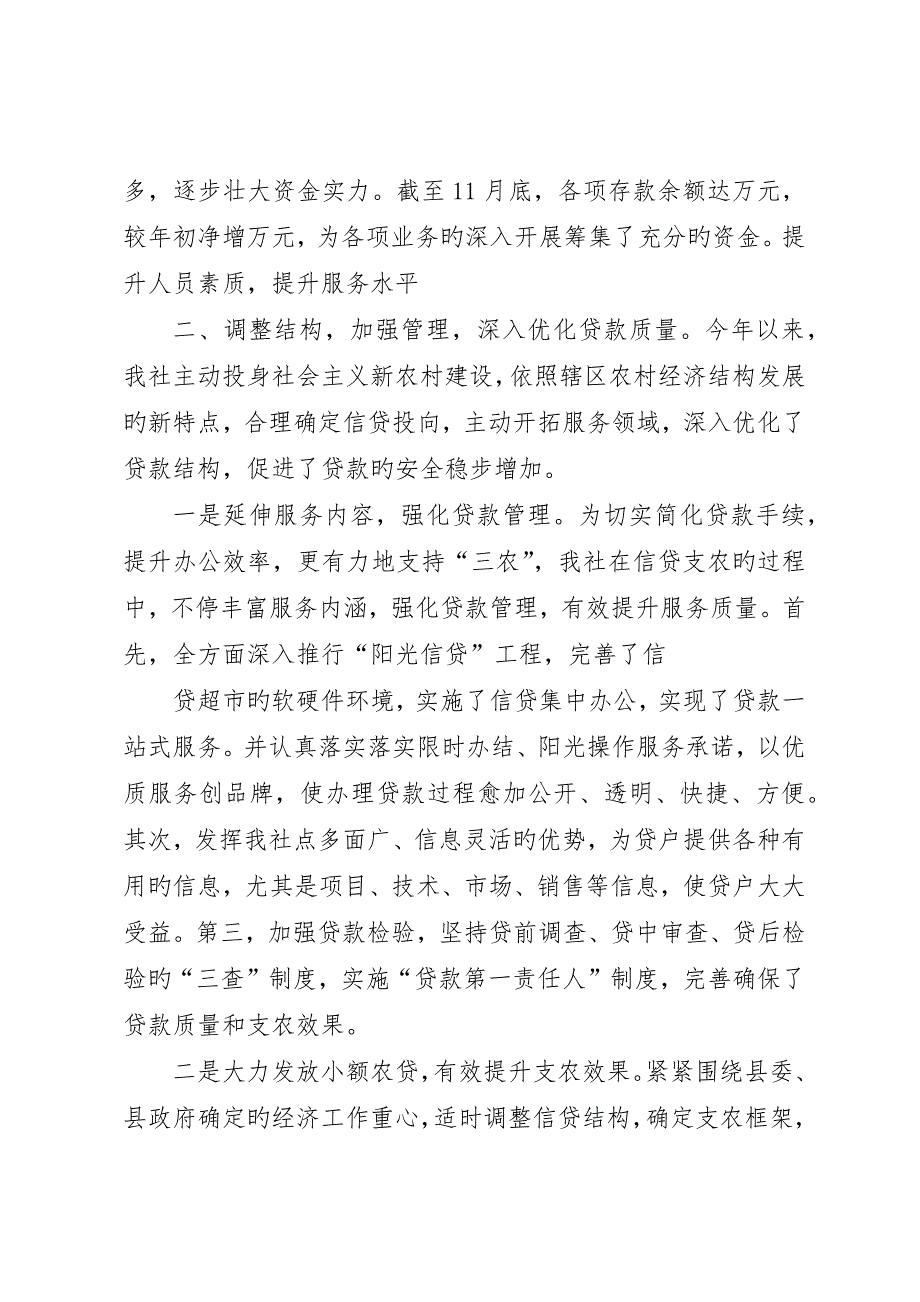 基层农村信用社工作总结_第3页