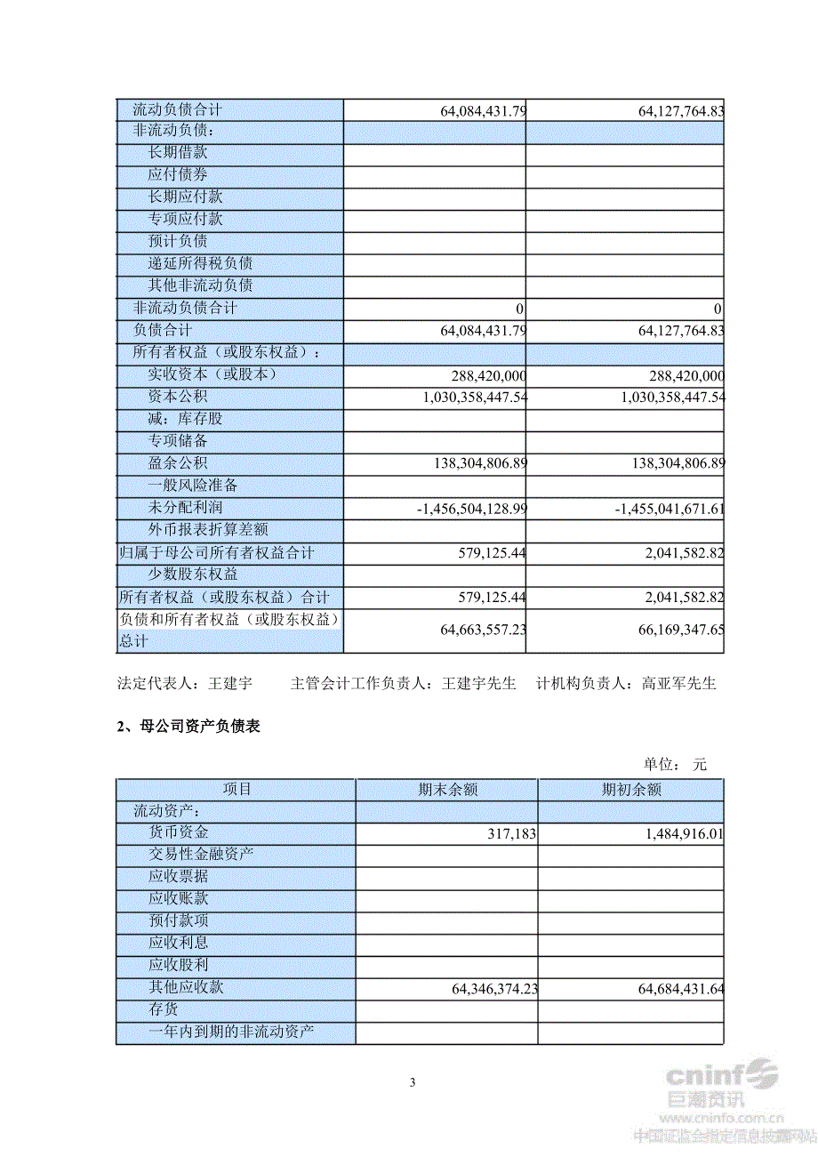 ST盛润A中期财务报告_第3页