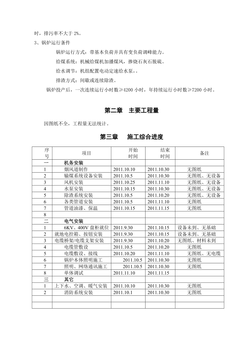 开发区西部热电厂130t锅炉辅机安装施工组织设计_第4页