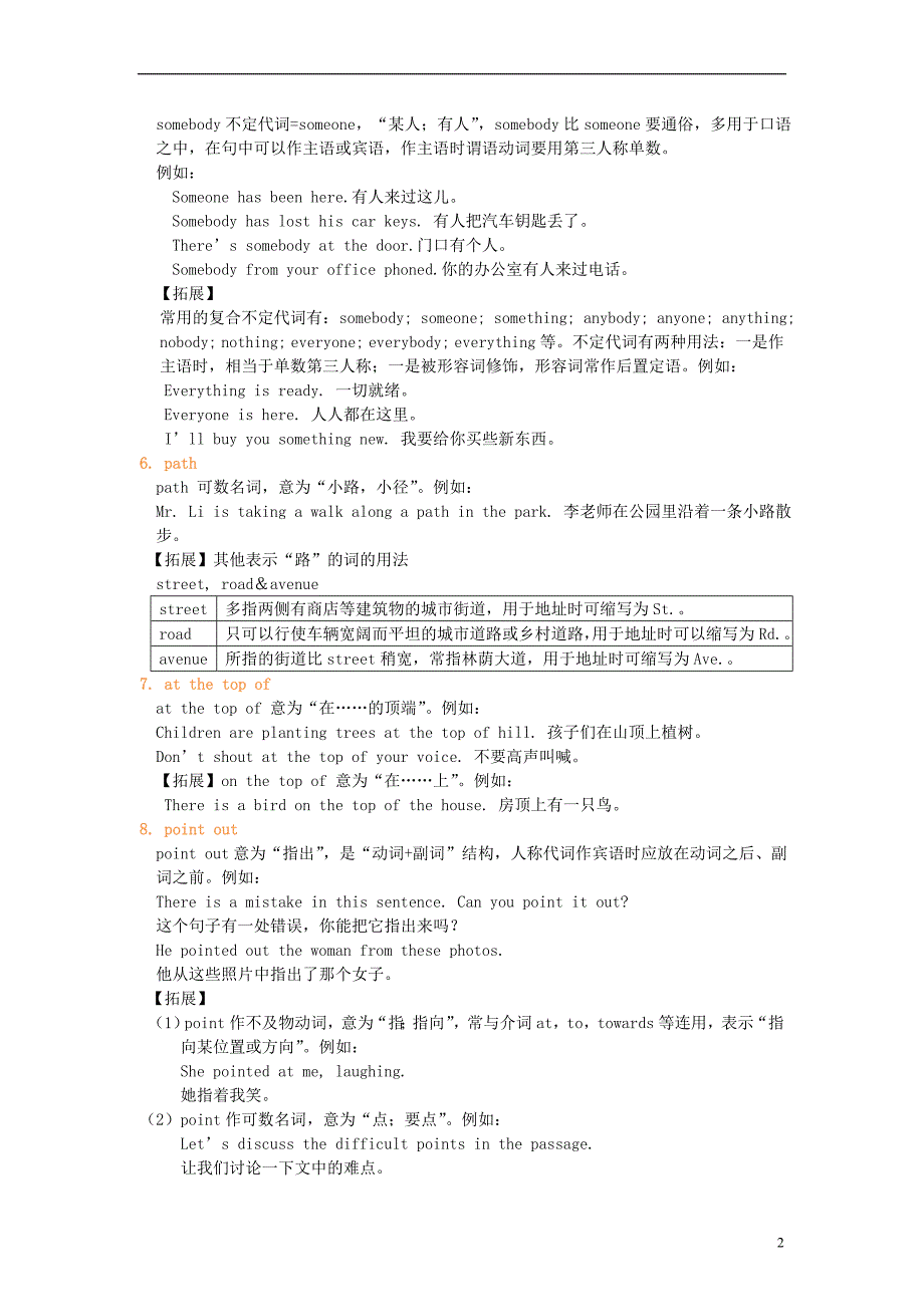 八年级英语下册Module8Timeoff词句精讲精练含解析新版外研版_第2页