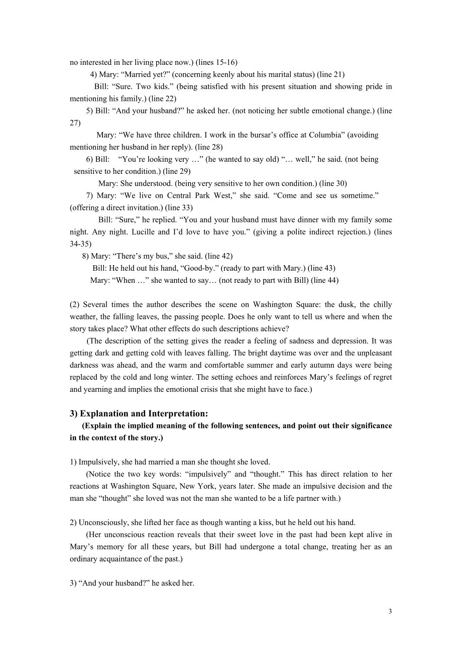 英语专业英语短篇小说教案及课后答案.doc_第3页