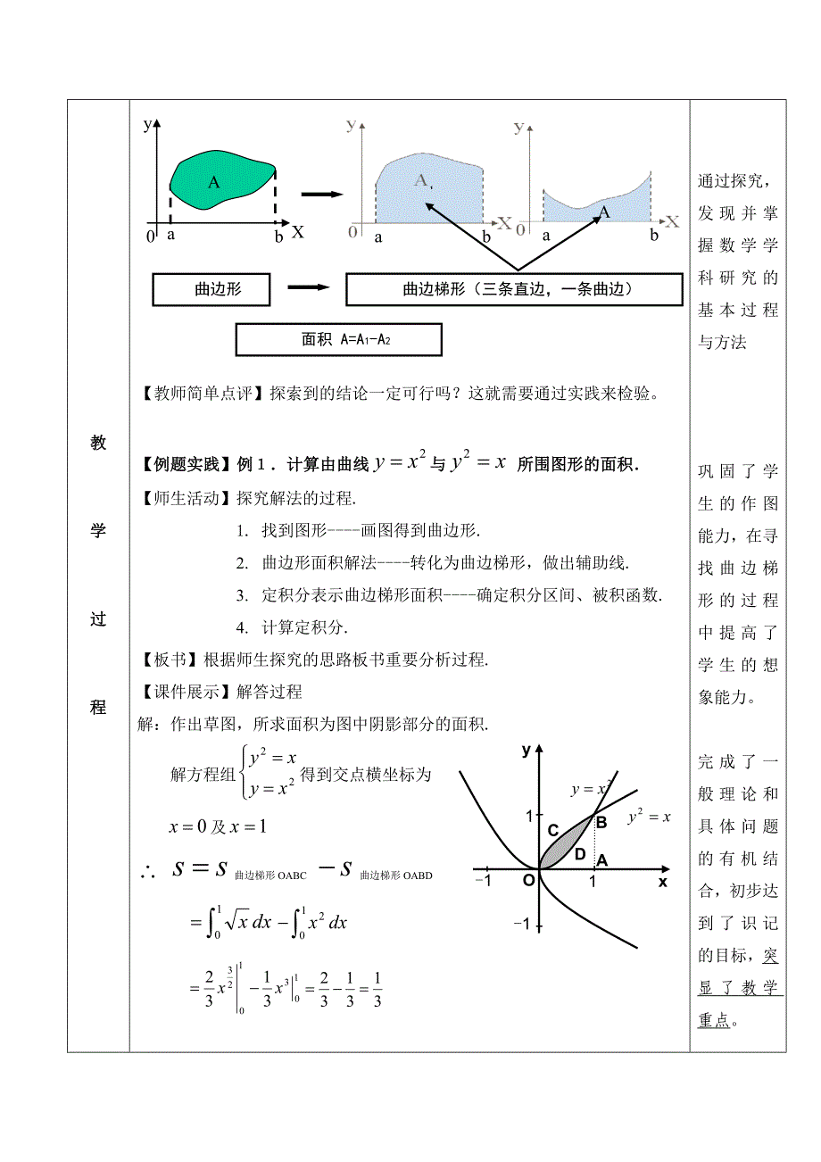 定积分在几何中的简单应用教学设计_第4页