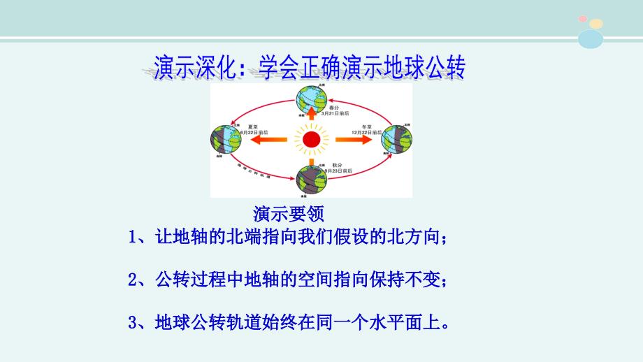 地球的公转一等奖公开课PPT课件_第3页