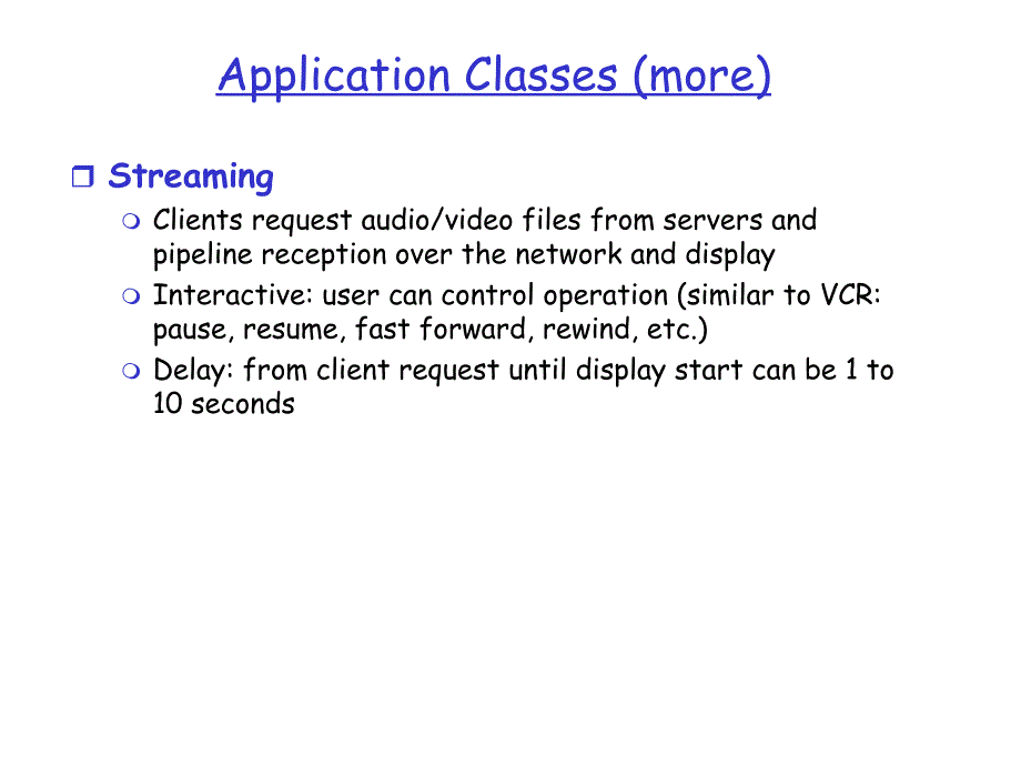 全套英文版《计算机网络》PPT电子课件教案Chapter 6 Multimedia Applications_第3页