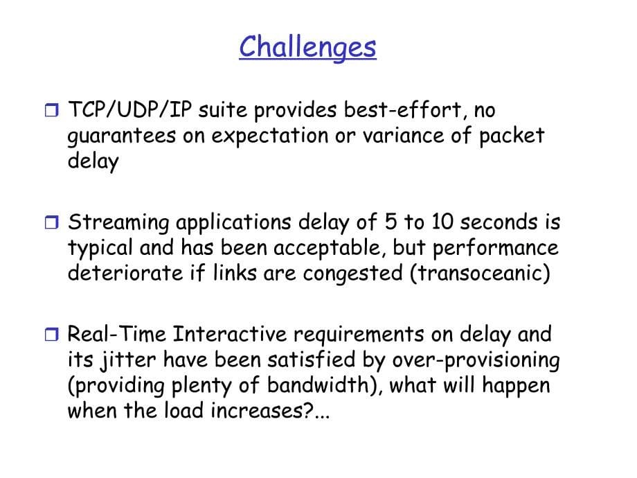 全套英文版《计算机网络》PPT电子课件教案Chapter 6 Multimedia Applications_第5页